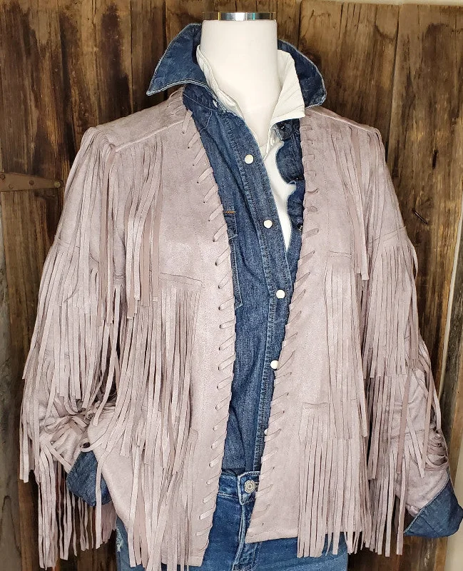Fringe Jacket Rayon Fabric Velvet Fabric Corduroy Fabric