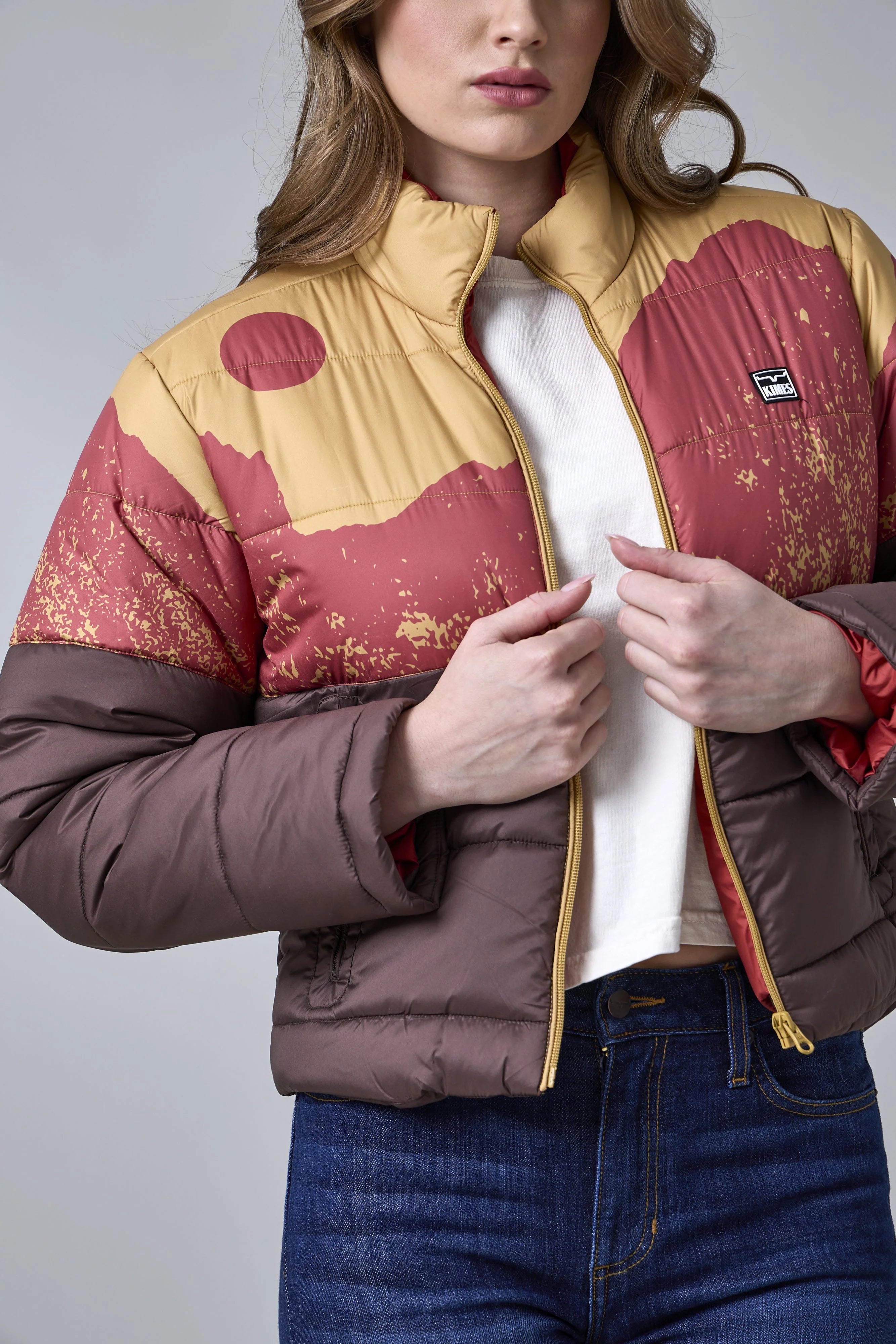 Kimes Ranch Valencia Puffy Jacket Herringbone Jacket Houndstooth Jacket Plaid Jacket Kimes Ranch Valencia Puffy Jacket Herringbone Jacket Houndstooth Jacket Plaid Jacket