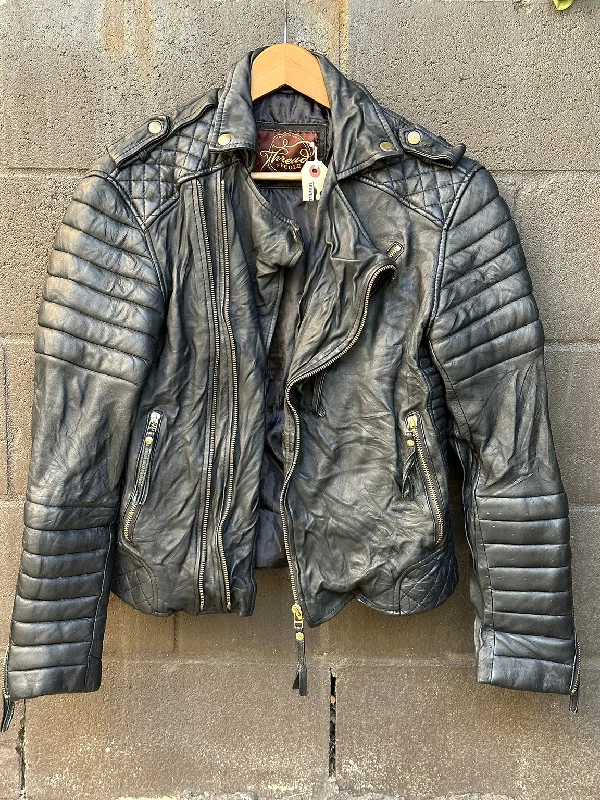 Vintage Jacket Leather 50114 Black size M Herringbone Jacket Houndstooth Jacket Plaid Jacket Vintage Jacket Leather 50114 Black size M Herringbone Jacket Houndstooth Jacket Plaid Jacket