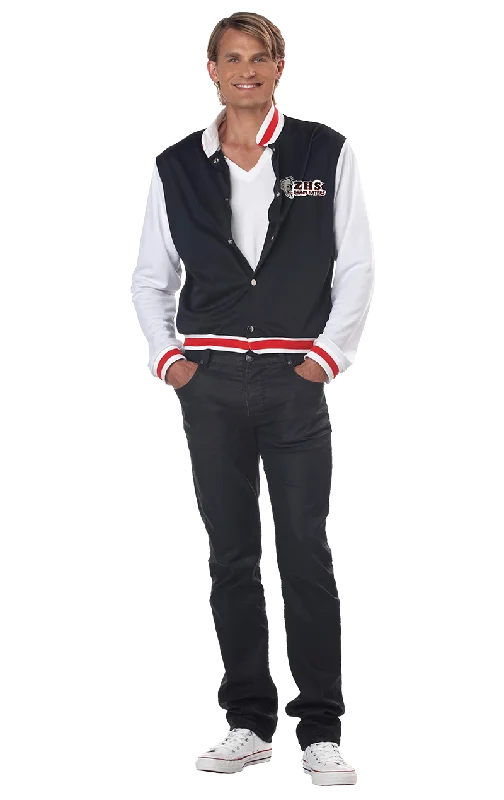 Adult Letterman Zombie Jacket Costume Chenille Jacket Brocade Jacket Lace Jacket