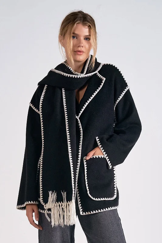 Puna Blanket Jacket Insulated Jacket Fitted Jacket Loose Jacket