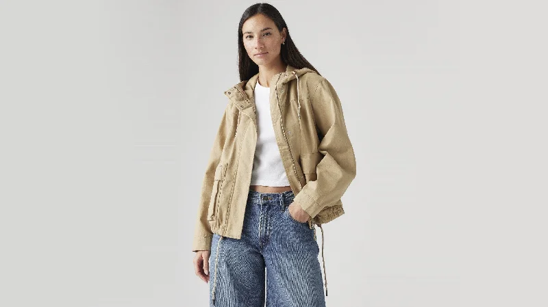 Levi's® Women's Reese Military Jacket Knit Jacket Woven Jacket Fleece Jacket