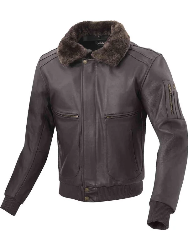 Bogotto Aviator Motorcycle Leather Jacket