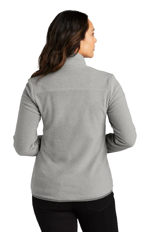 Port Authority Womens Connection Pill Resistant Fleece Full Zip Jacket - Gusty Grey