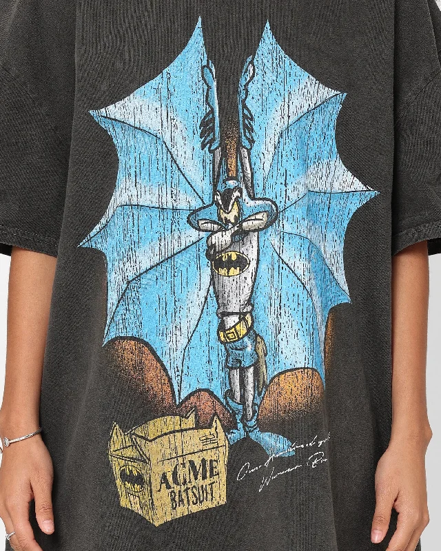 American Thrift X Warner Bros. Coyoteman Heavyweight Vintage T-Shirt Black Wash