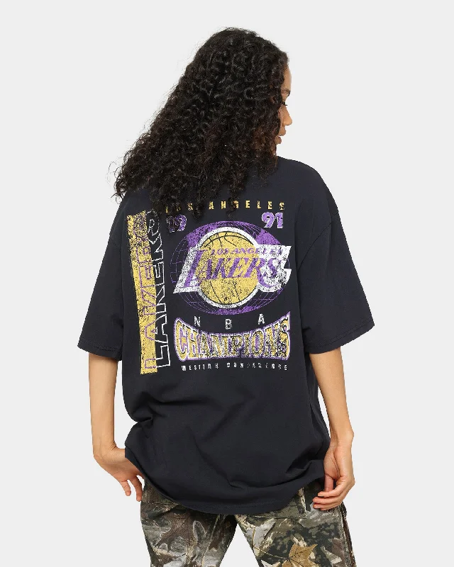 Mitchell & Ness Los Angeles Lakers Vintage Finals T-Shirt Faded Black