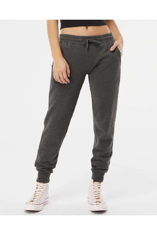 Independent Trading Co. Womens California Wave Wash Sweatpants w/ Pockets - Shadow Grey - NEW