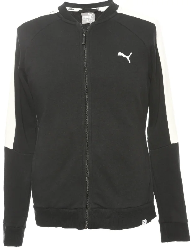 Black Puma Track Top - L