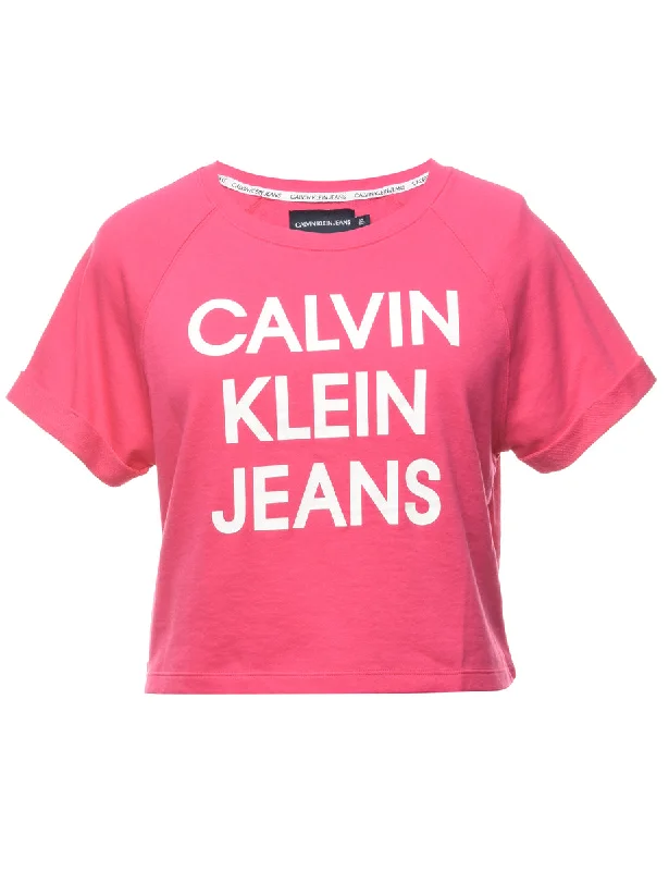 Calvin Klein Printed Sweatshirt - L