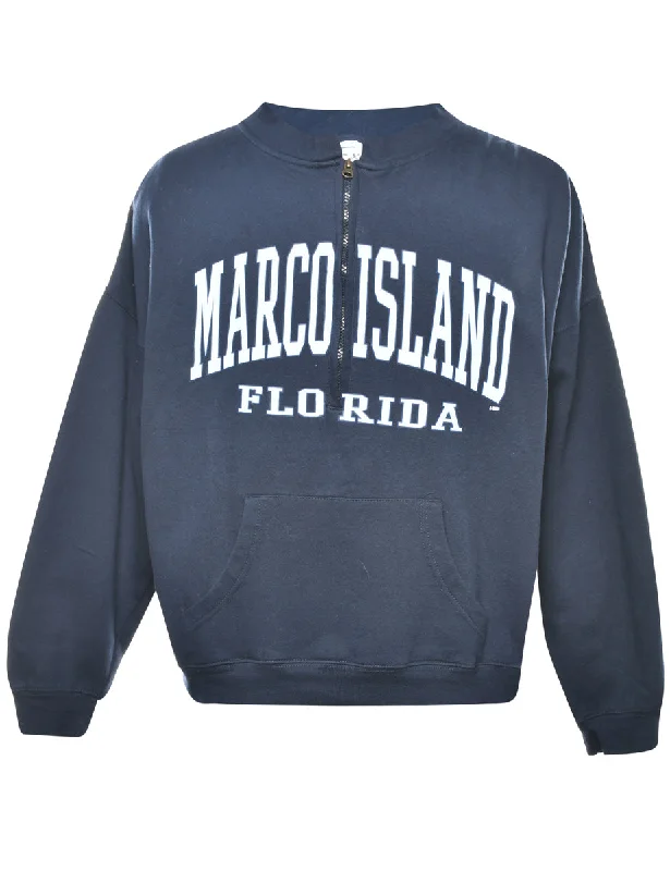 Florida Marco Island Printed Sweatshirt - L