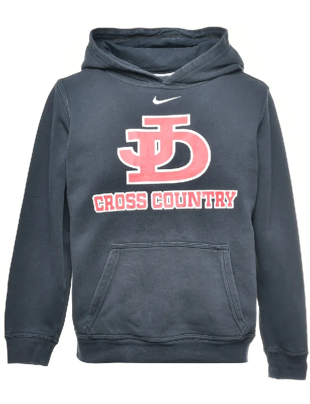 Nike DJ CROSS COUNTRY Printed Hoodie Sweatshirt  - S