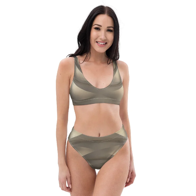 ECO HIGH-WAISTED BIKINI : BODY IS TEMPLE IS CATHEDRAL Sporty bikini top, Comfortable, Athletic, Trendy ECO HIGH-WAISTED BIKINI : BODY IS TEMPLE IS CATHEDRAL Sporty bikini top, Comfortable, Athletic, Trendy