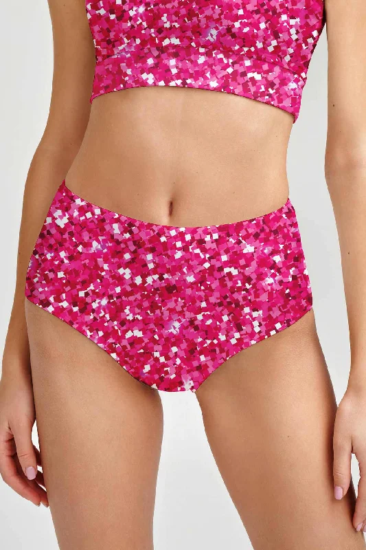 Glam Doll Cara Full Coverage High-Waist Hipster Bikini Bottom - Women Soft cup bikini, Supportive, Comfortable, Stylish Glam Doll Cara Full Coverage High-Waist Hipster Bikini Bottom - Women Soft cup bikini, Supportive, Comfortable, Stylish