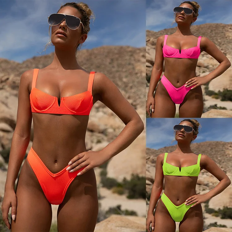 Neon bathing suit Push up bikini (FREE SHIPPING) Bikini with skirt, Feminine, Trendy, Summer Neon bathing suit Push up bikini (FREE SHIPPING) Bikini with skirt, Feminine, Trendy, Summer