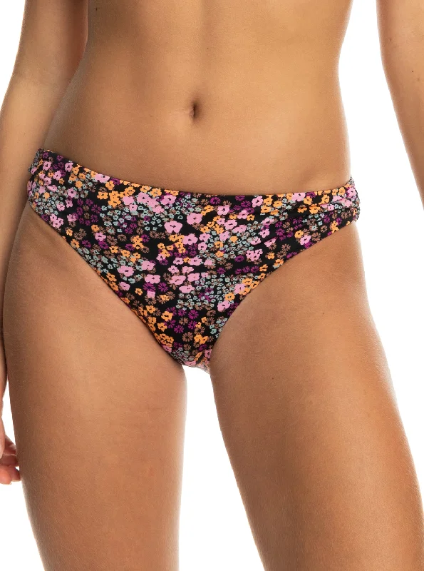 Printed Beach Classics Hipster Bikini Bottoms - Anthracite Floral Daze Strappy back bikini, Sexy, Comfortable, Trendy Printed Beach Classics Hipster Bikini Bottoms - Anthracite Floral Daze Strappy back bikini, Sexy, Comfortable, Trendy