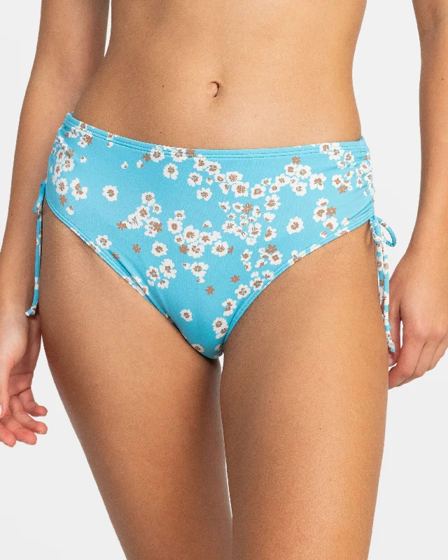 Printed Beach Classics Side Tie Moderate Bikini Bottoms - Maui Blue Margarita High-neck bikini, Chic, Sexy, Comfortable Printed Beach Classics Side Tie Moderate Bikini Bottoms - Maui Blue Margarita High-neck bikini, Chic, Sexy, Comfortable