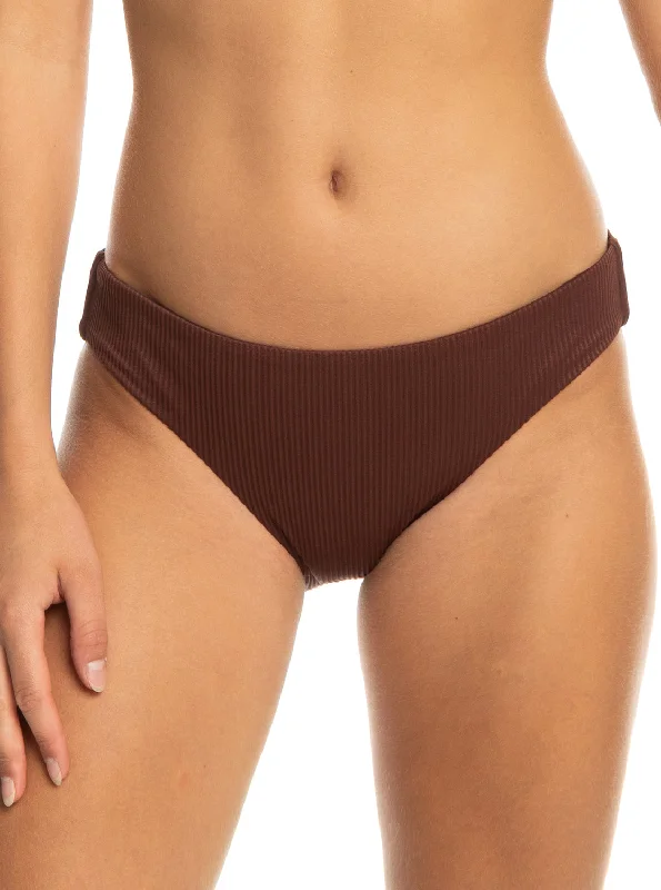 Roxy Love The Comber Bikini Bottoms - Bitter Chocolate Thong bikini bottom, Sexy, Comfortable, Trendy Roxy Love The Comber Bikini Bottoms - Bitter Chocolate Thong bikini bottom, Sexy, Comfortable, Trendy
