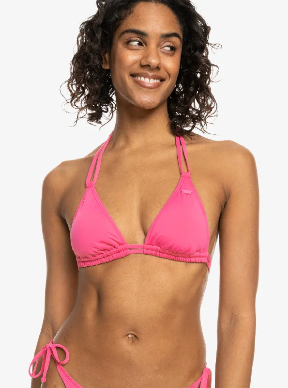 Solid Beach Classics Mini Tikitri Bikini Top - Shocking Pink Bikini with chain, Glamorous, Trendy, Sexy Solid Beach Classics Mini Tikitri Bikini Top - Shocking Pink Bikini with chain, Glamorous, Trendy, Sexy