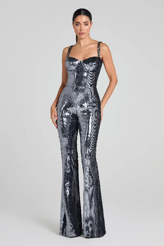 Beverly Silver Jumpsuit Linen jumpsuit, Light fabric, Summer vibes, Relaxed