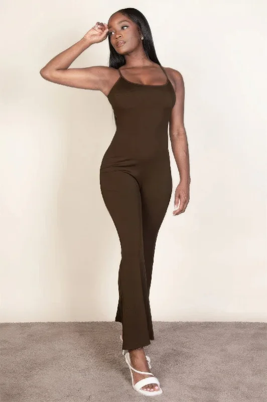 Ribbed sleeveless wide leg jumpsuit Summer beach jumpsuit, Comfortable, Casual, Trendy Ribbed sleeveless wide leg jumpsuit Summer beach jumpsuit, Comfortable, Casual, Trendy