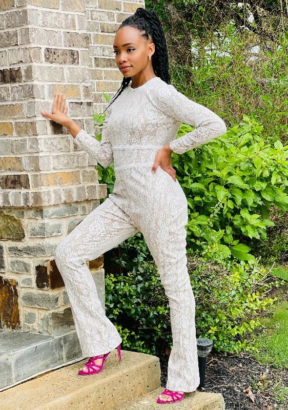Sassyn Off White Sexy Jumpsuit Print jumpsuit, Bold patterns, Trendy, Casual