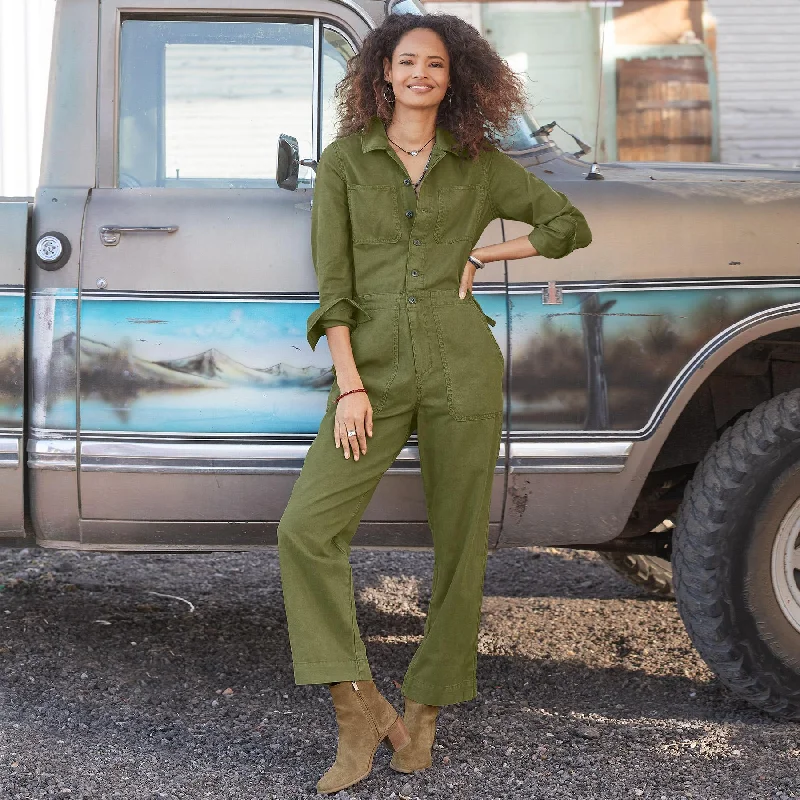 Dover Cliffs Jumpsuit Long sleeve wide leg jumpsuit, Cozy, Trendy, Elegant