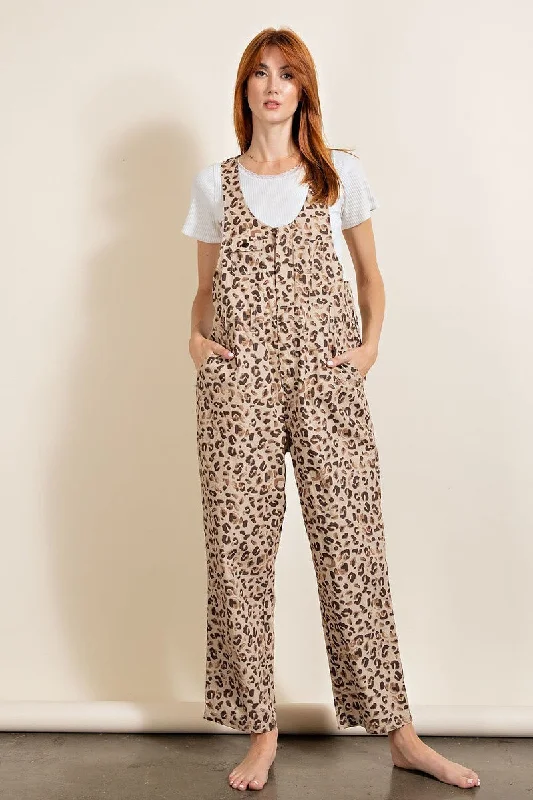 Animal/leopard Printed Jumpsuit Polka dot jumpsuit, Playful print, Trendy, Fashionable Animal/leopard Printed Jumpsuit Polka dot jumpsuit, Playful print, Trendy, Fashionable