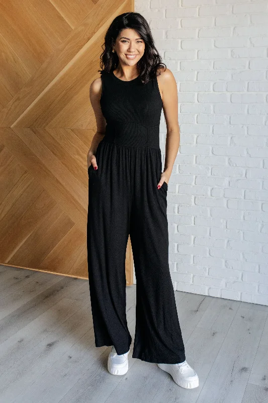 Hilary Wide Leg Jumpsuit in Black Bohemian print jumpsuit, Relaxed, Comfortable, Trendy Hilary Wide Leg Jumpsuit in Black Bohemian print jumpsuit, Relaxed, Comfortable, Trendy