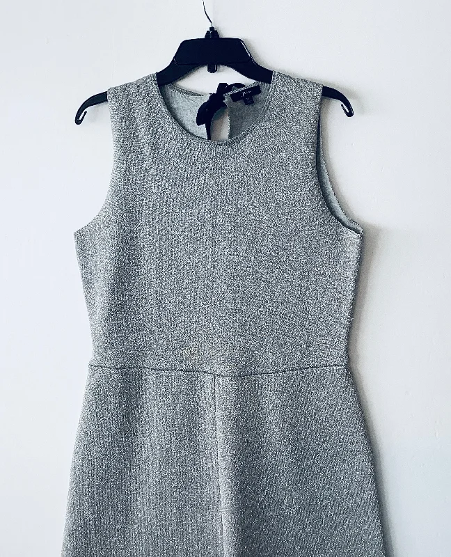 Jumpsuit By J. Crew In Silver, Size: M Trendy jumpsuit, Fashion-forward, Chic, Elegant Jumpsuit By J. Crew In Silver, Size: M Trendy jumpsuit, Fashion-forward, Chic, Elegant
