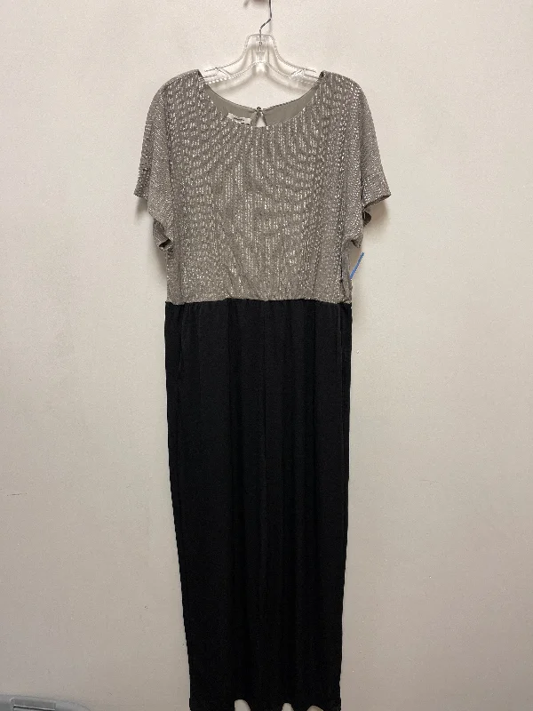 Jumpsuit By Maurices In Black, Size: L Ruffle hem jumpsuit, Feminine, Trendy, Elegant Jumpsuit By Maurices In Black, Size: L Ruffle hem jumpsuit, Feminine, Trendy, Elegant
