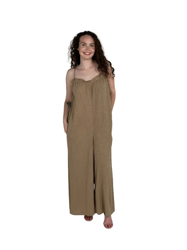 Mocha Jumpsuit Cozy jumpsuit, Comfortable, Relaxed, Casual