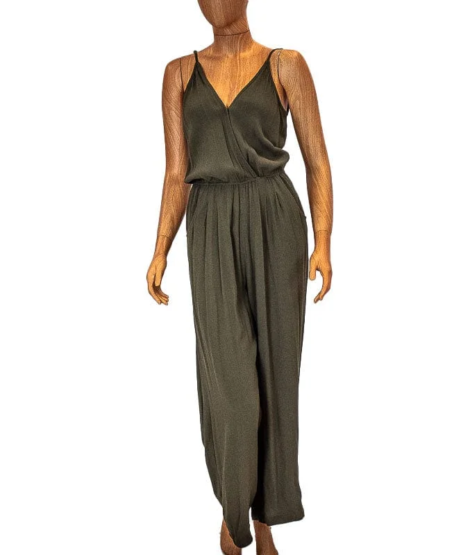 Spaghetti Strap Jumpsuit Floral print jumpsuit, Relaxed fit, Comfortable, Trendy