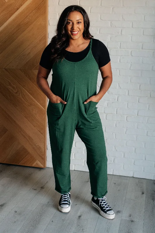 Totally Me Spaghetti Strap Jumpsuit in Dark Green Red jumpsuit, Bold color, Sexy, Party wear Totally Me Spaghetti Strap Jumpsuit in Dark Green Red jumpsuit, Bold color, Sexy, Party wear