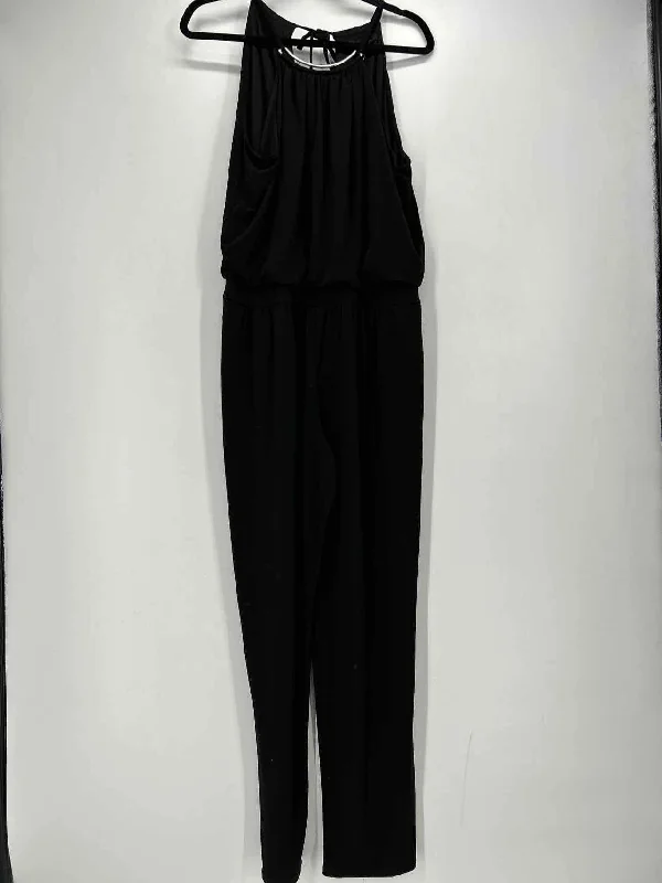 White House Black Market Size 14 Black Jumpsuit Utility style jumpsuit, Pockets, Casual, Trendy