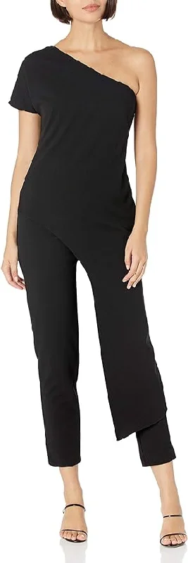 Adrianna Papell Asymmetrical One Shoulder Zipper Side Draped Crepe Jumpsuit Animal print jumpsuit, Bold pattern, Fashion statement, Unique Adrianna Papell Asymmetrical One Shoulder Zipper Side Draped Crepe Jumpsuit Animal print jumpsuit, Bold pattern, Fashion statement, Unique