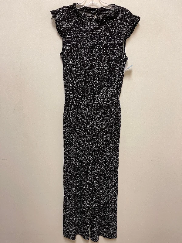 Jumpsuit By Adrianna Papell In Black & White, Size: S Bohemian print jumpsuit, Summer, Relaxed fit, Stylish Jumpsuit By Adrianna Papell In Black & White, Size: S Bohemian print jumpsuit, Summer, Relaxed fit, Stylish