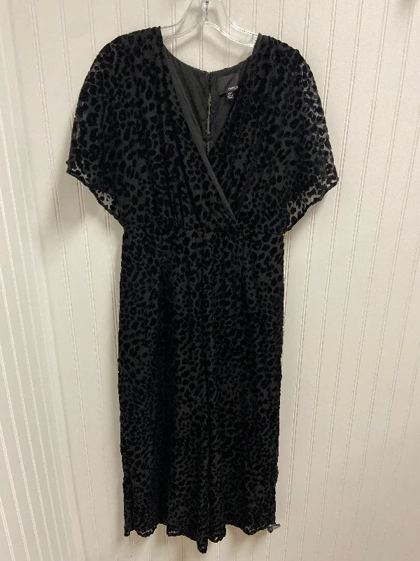 Jumpsuit By Greylin In Black, Size: Sp Jumpsuit with belt, Waist tie, Slim fit, Fashionable Jumpsuit By Greylin In Black, Size: Sp Jumpsuit with belt, Waist tie, Slim fit, Fashionable