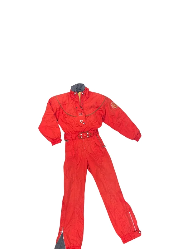 Jumpsuit By Obermeyer In Red, Size: 10 One-piece jumpsuit, Simple design, Comfortable, Fashionable Jumpsuit By Obermeyer In Red, Size: 10 One-piece jumpsuit, Simple design, Comfortable, Fashionable