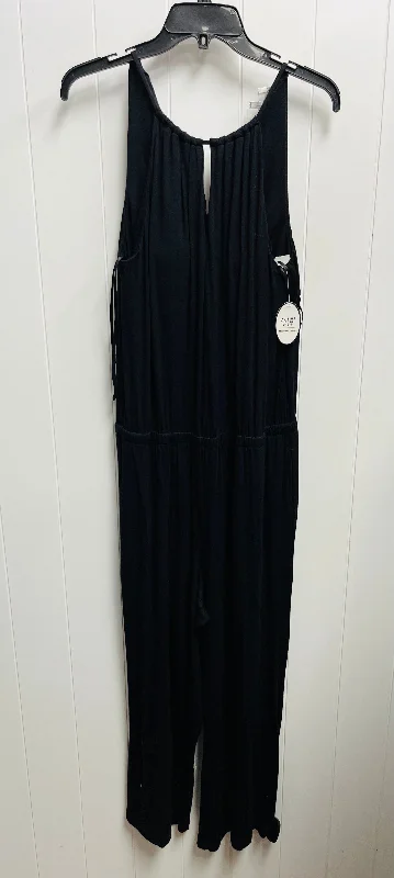 Jumpsuit By Soma In Black, Size: L White jumpsuit, Classic style, Elegant, Summer wear Jumpsuit By Soma In Black, Size: L White jumpsuit, Classic style, Elegant, Summer wear