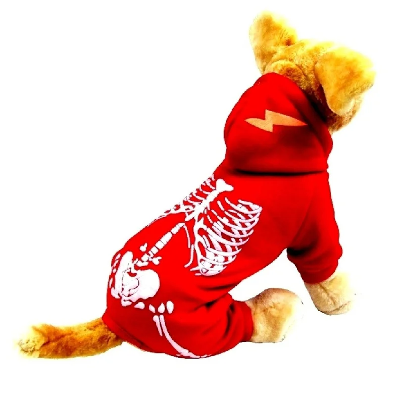 Maxbell Maxbell Luminous Dragon Lightening Jumpsuit Dog Pet puppy Clothes Costume XS Red Crochet jumpsuit, Boho chic, Unique, Relaxed Maxbell Maxbell Luminous Dragon Lightening Jumpsuit Dog Pet puppy Clothes Costume XS Red Crochet jumpsuit, Boho chic, Unique, Relaxed