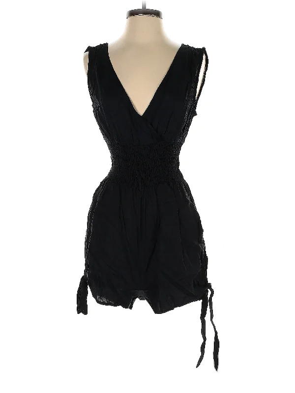 Romper Tailored black jumpsuit, Chic, Elegant, Professional