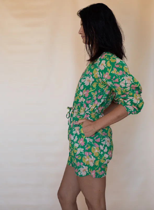 Jumpsuit - Eden Print Backless wide leg jumpsuit, Sexy, Comfortable, Trendy