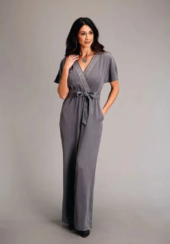 Stetson Lyocell (Grey) - Women's Jumpsuit Blue jumpsuit, Stylish, Fashionable, Chic
